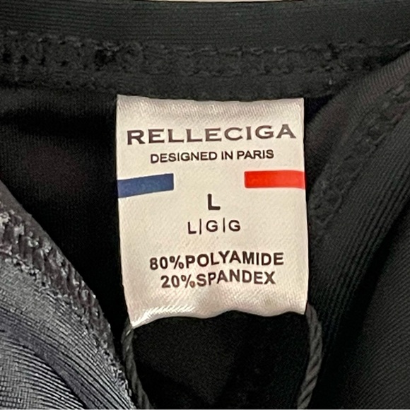 RELLECIGA : Black One-Piece Swimsuit - Picture 10 of 10